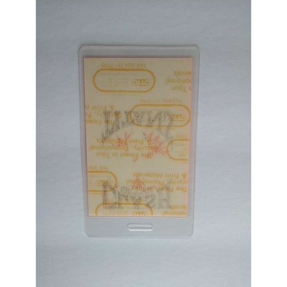 Anthrax Megadeth Slayer Clash Of The Titans Tour Backstage Pass Heavy Metal 1990 - Picture 4 of 4